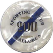 casino mallorca 200 Ptas jeton B dAz 35mm anv