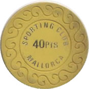 casino mallorca 40 Ptas chip anv