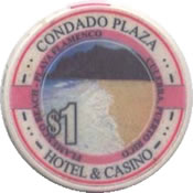 casino condado plaza PR $ 1 chip anv