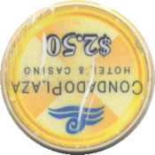 casino condado plaza PR $ 2,50 chip