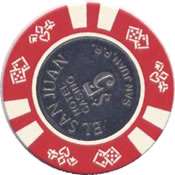 casino el san juan $ 5 chip rev
