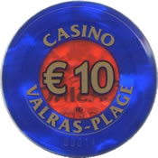 casino valras-plage € 10 jeton anv