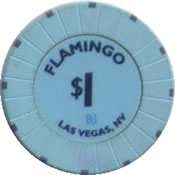 casino flamingo LV 1$ chip anv