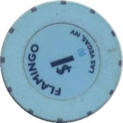 casino flamingo LV 1$ chip rev