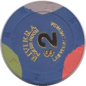 casino riviera LV $ 2 chip rev