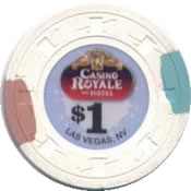 casino royale LV $1 chip anv