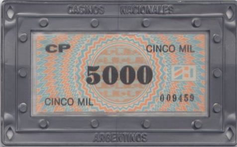 casinos nacionales argentina 5000 placa anv