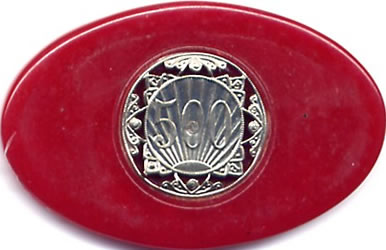 casino elysée palace vichy FF 500 plaque 1 anv