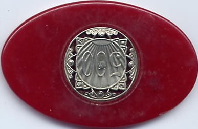 casino elysée palace vichy FF 500 plaque 1 rev