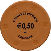 casino le phoebus gruissan € 0,50 chip 1