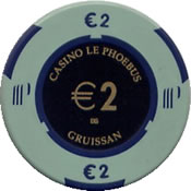 casino le phoebus gruissan € 2 chip 1