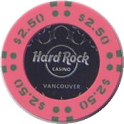 casino hard rock vancouver & 2,50 chip anv