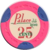 casino palace club reno cents 25 chip anv