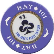 casino bay 101 san jose CA $1 rev