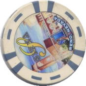 casino siena Reno NV $1 chip rev