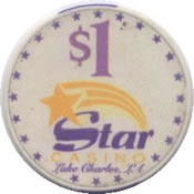 casino star lake charles LA $1 chip anv