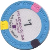 casino the cosmopolitan LV $1 chip rev