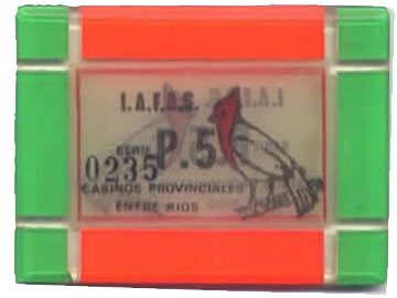 casino provinciales entre rios P.5 plaque anv