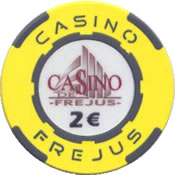 casino frejus 2 € chip rev